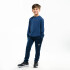 PANT BOYS POLY JR T-TECH-NA AZUL NAVI