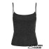 VMKANVA SHORT GLITTER SINGLET JRS BRILLO CLARO Black Brillo Claro