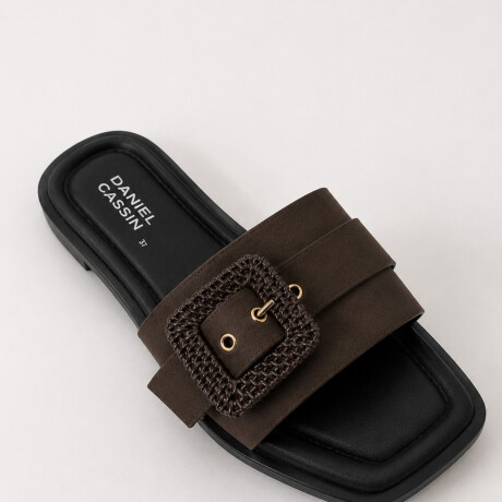 SANDALIA BOW Chocolate
