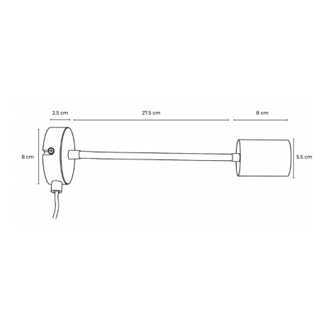 ARTEFACTO DE ADOSAR EN PARED BOLD Luminaria De Pared Bold Orientable Dorado