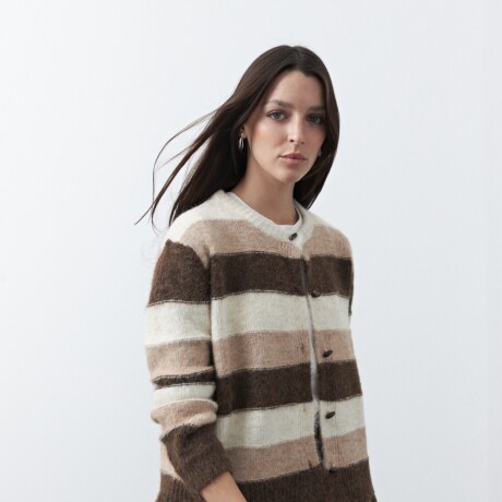 CARDIGAN FROST Chocolate