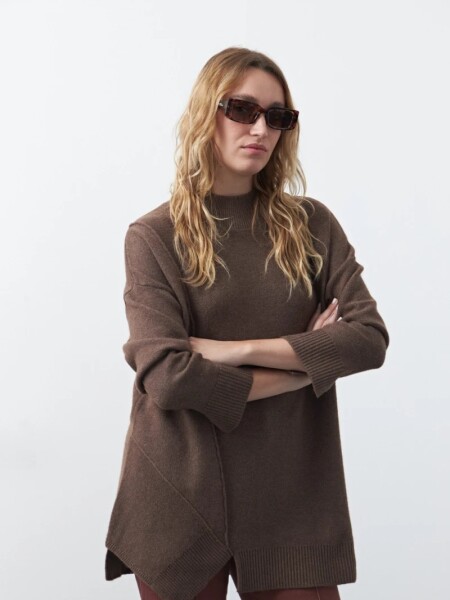 POLERA D.CASSIN CARLA CAFE