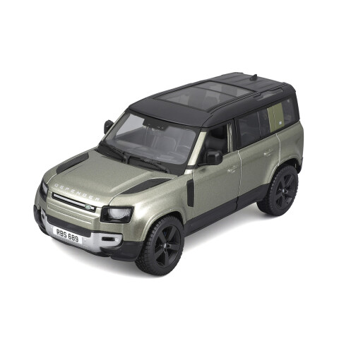 Auto de Colección Bburago Escala 1:24 Land Rover Defender 110 Verde 2022