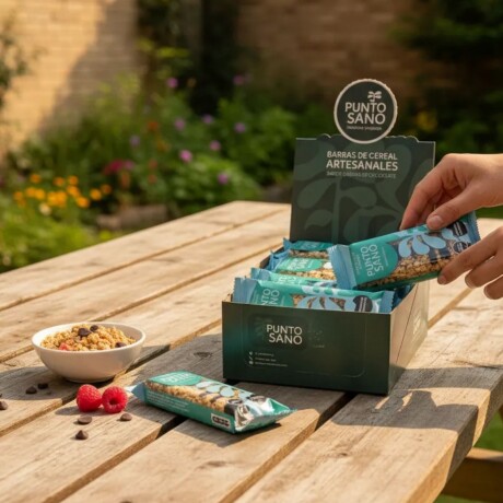 Barras De Cereal 35gr PUNTO SANO Caja x16 Sabor Chocolate Barras De Cereal 35gr PUNTO SANO Caja x16 Sabor Chocolate