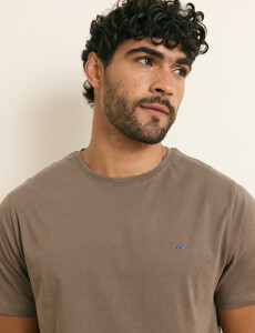 520658 T-SHIRT HARRINGTON LABEL Kaki