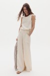 Pantalón Captain en Lino Cream