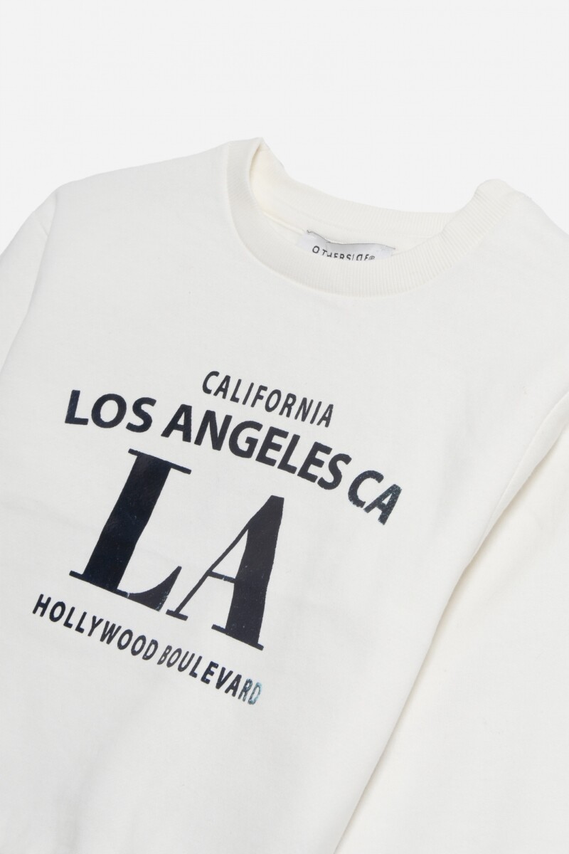 Buzo estampado CRUDO