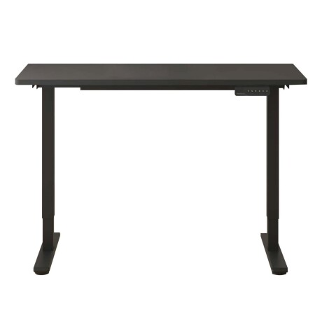 ESCRITORIO REGULABLE METAL-Y-MDF NEGRO E1PRO