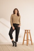 Babucha de Gabardina. Marrón
