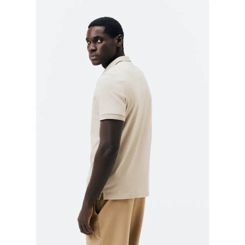 CAMISA POLO MM MASC MARROM CLARO