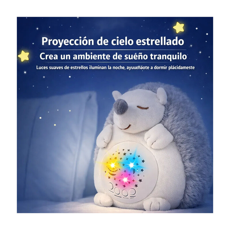 Proyector de peluchue música y luz Erizo Proyector de peluchue música y luz Erizo