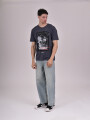 REMERA LONG LIVE GRIS OSCURO
