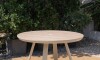 Mesa redonda de Patio Diámetro 119cm - Urbanite Beige
