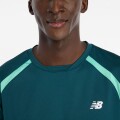Remera New Balance de Hombre - Tournament - MT61L02KAAV GREEN