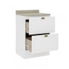 Bajo Mesada Americana con cajones 60cm Blanco Bajo Mesada Americana con cajones 60cm Blanco
