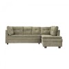 Sillon 3 cuerpos con Chaise - Coimbra Izquierdo Verde
