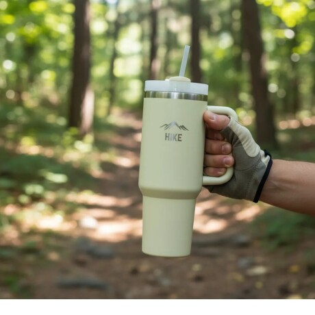 Termo Mega Sip 1180 ML Hike Color Crema