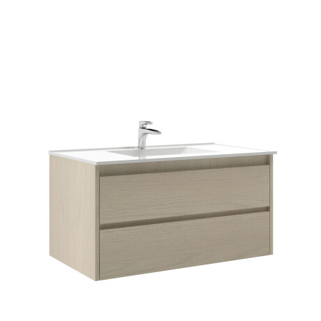 MUEBLE DE BAÑO 80 CM MDF NATURAL-BEIGE DENVER