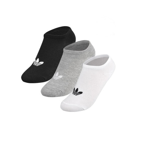 Medias adidas Trefoil - White/Medium Grey Heather/Black White/Medium Grey Heather/Black
