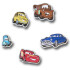 Jibbitz Pixar Cars 5 Pack Multicolor