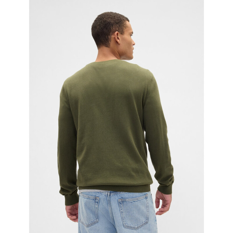 V-FA25 SOLID CORE CREW ARMY JACKET GREEN