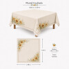 Mantel Cuadrado Karsten 100% Algodón 1.40x1.40cm Flor do Sol