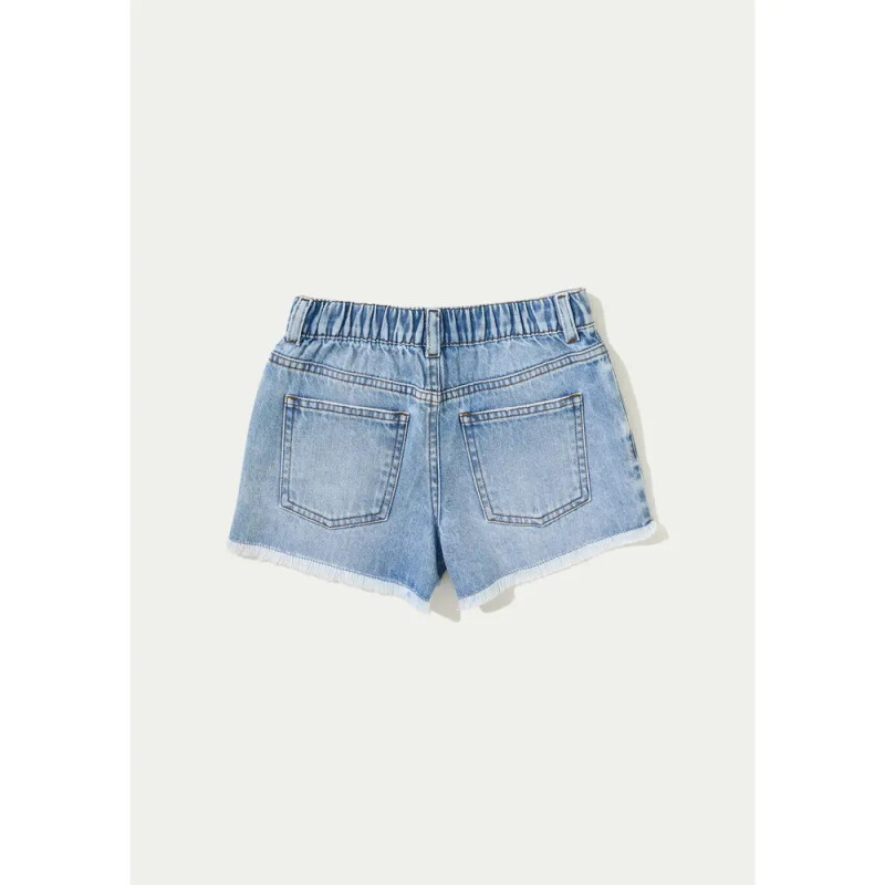 SHORTS FEM AZUL MEDIO