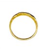 Anillo Sin Fin-Oro Bajo-Piedra Zafiro y Zirconia-AN8129 conpiedra