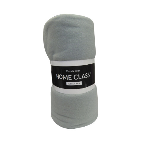 Frazada Polar 1 Plaza Liso Home Class 150 x 220 cm GRIS