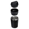 Vaso Térmico Stanley To Go 236ml Para Café Y Bebidas Calientes En Movimiento Negro Mate