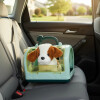 Perro de peluche con jaula transportadora y accesorios Perro de peluche con jaula transportadora y accesorios