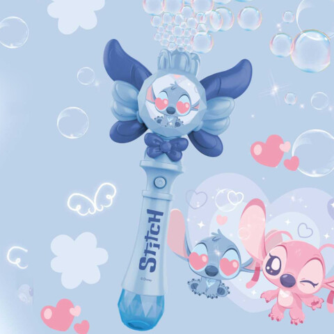 Burbujero Stitch Varita Mágica con Luz y Sonido U