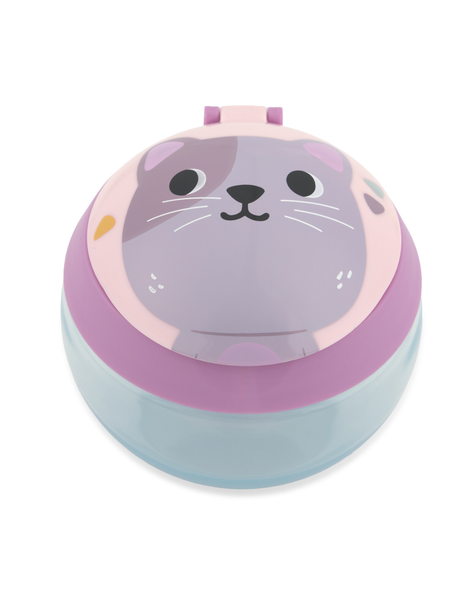 Contenedor de snacks, diseño gato Sin color