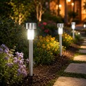 Lampara Farol Solar para Jardin con Estaca Lampara Farol Solar para Jardin con Estaca