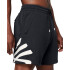 Curry Splash Fleece Short-GRN BLK-001