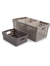 Caja de almacenaje JONSTORP 3 uds plástico arena Caja de almacenaje JONSTORP 3 uds plástico arena