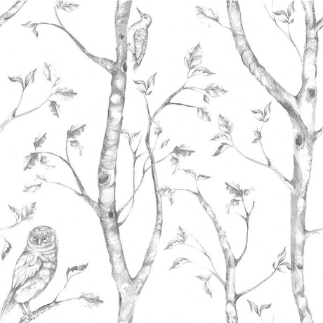 WALLPAPER AUTOADHESIVO WOODS GREY N/A