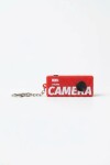 Llavero retro con cámara 1080p, Alta Definición rojo