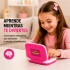 Mini Laptop Educativa Bilingüe con 52 Teclas Rosa 1