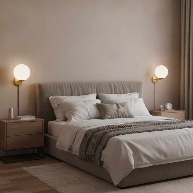 LUMINARIA DE PARED BAKE Luminaria de Pared Bake Dorada