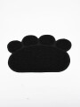 ALFOMBRA HUELLA SET X 2 NEGRO