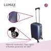 Valija Carry-on de mano Rígidas Con Organizadores Azul oscuro