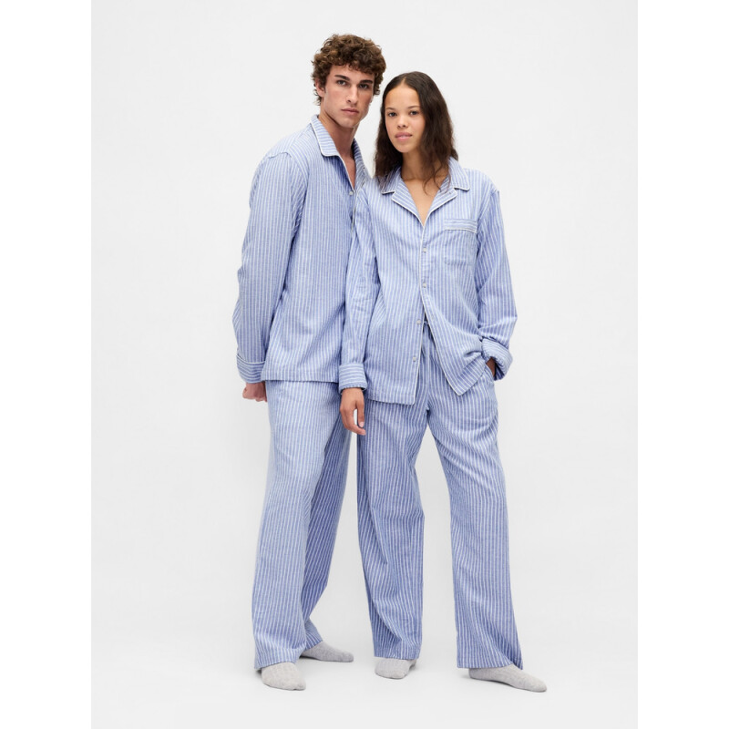 FLANNEL PJ PANT BLUE STRIPE