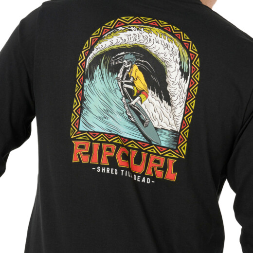 Remera Rip Curl Shredding - Negro Remera Rip Curl Shredding - Negro