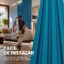 Pack x30 Wpc Simil Madera Wall Panel Lambrin 2.90x16.7 Azul 1