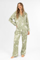 Pijama feather satin Verde claro