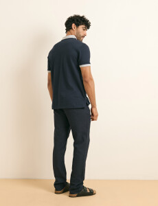 520753 REMERA HARRINGTON LABEL Azul Oscuro