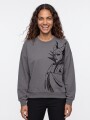 BUZO MALEFICIENT GRIS OSCURO