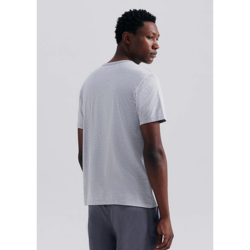 CAMISETA MM MASC CINZA MESCLA