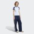 Remera Adidas 3 Rayas Azul
